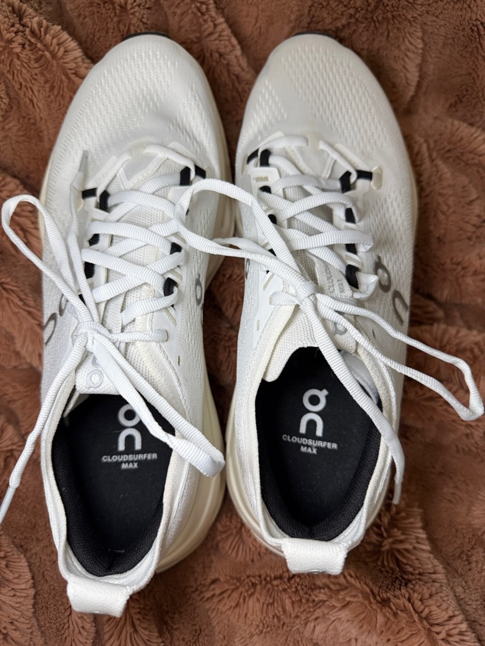 On Cloudsurfer Max Men's White Running Sneakers